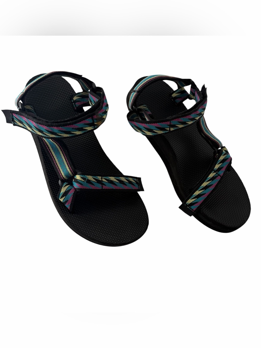 Teva Bolt Retro Women's Midform Universal Gorpcore Boho Festival Sandals Size 7 - Picture 2 of 7